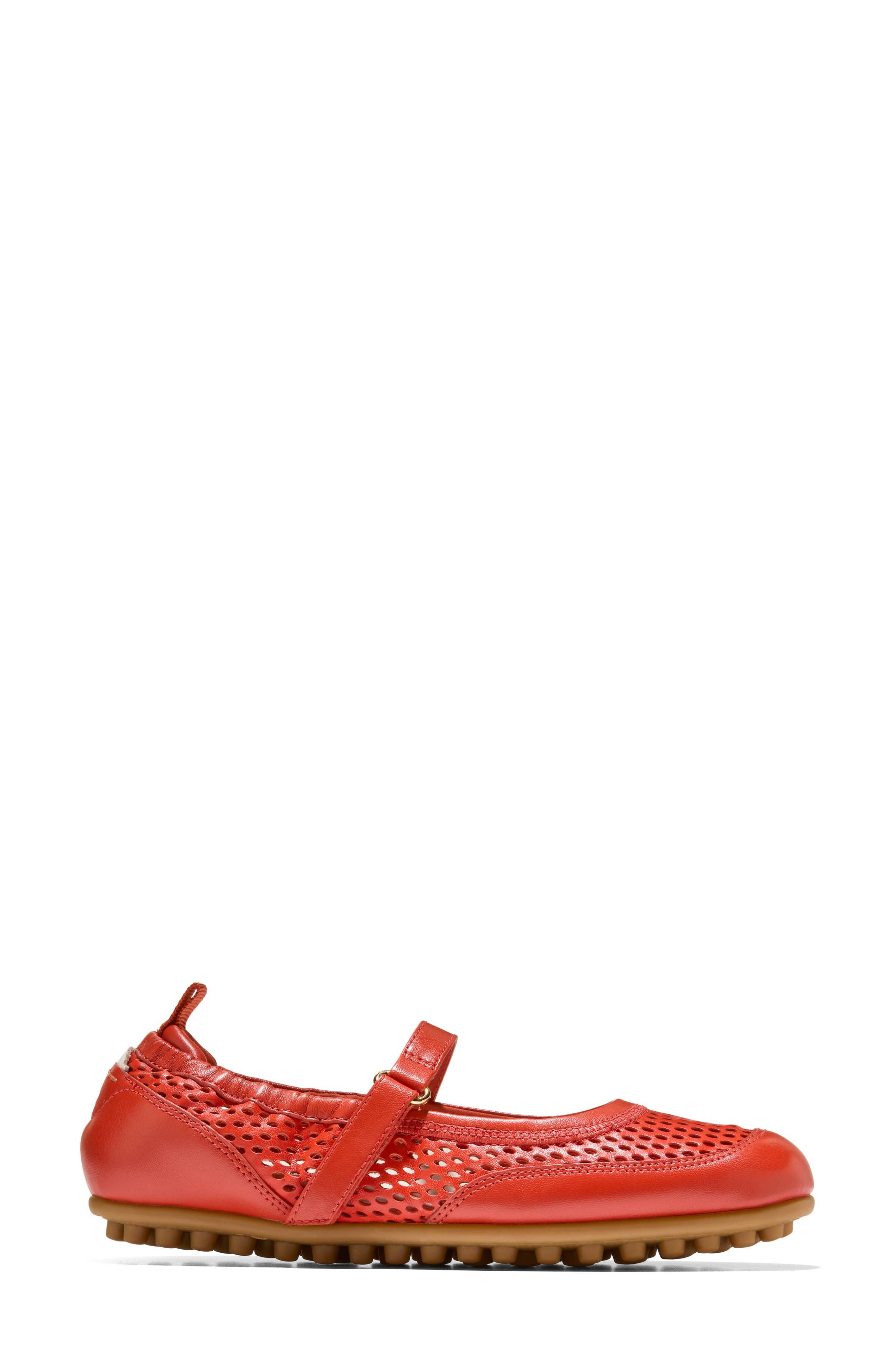 GrandPrø Travina Leather Mary Jane Ballet Flat, Alternate, color, SUMMER FIG LEATHER