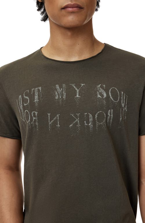 John Varvatos Lost My Sould Graphic T-shirt In Brown