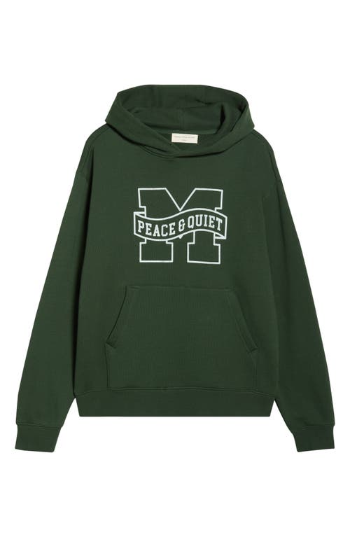 Museum of Peace & Quiet Banner Hoodie in Forest  product