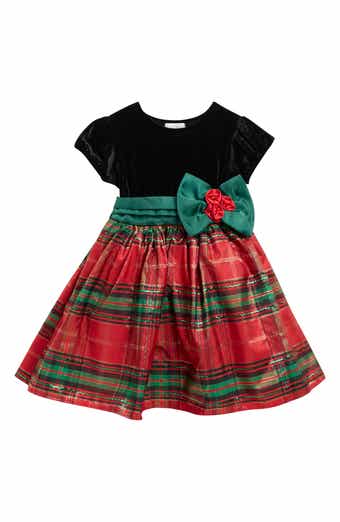 Kids' Plaid Party Dress