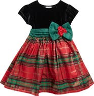 BLUEBERI boulevard Kids' Plaid Party Dress