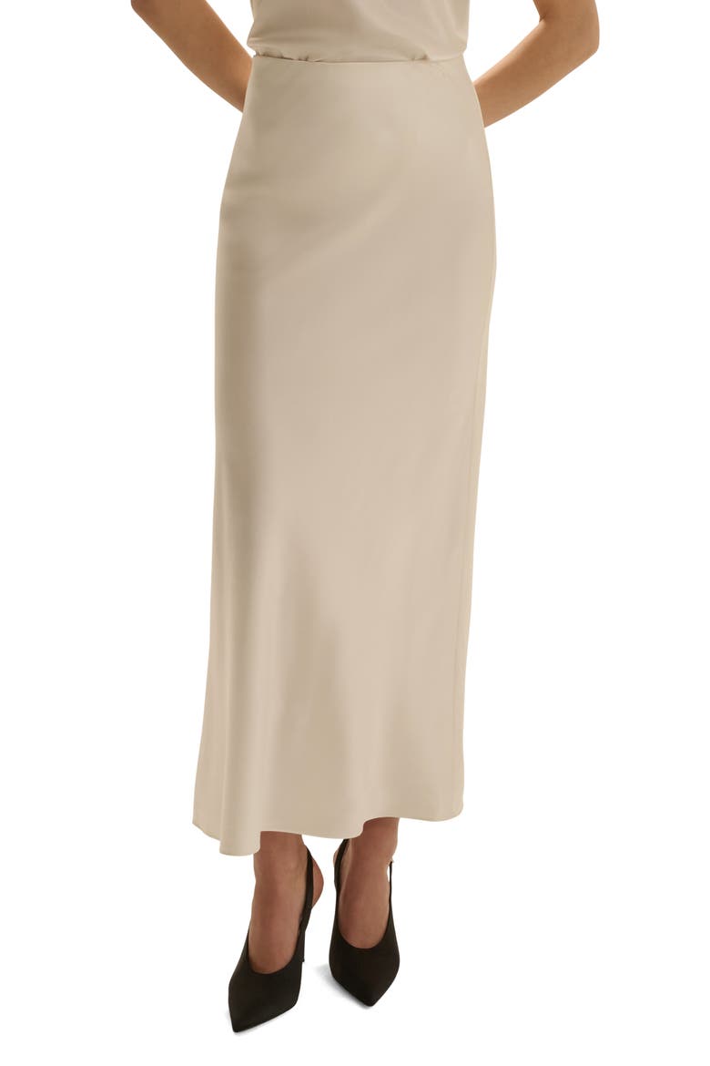 The Favorite Silk Blend Skirt, Main, color, IVORY
