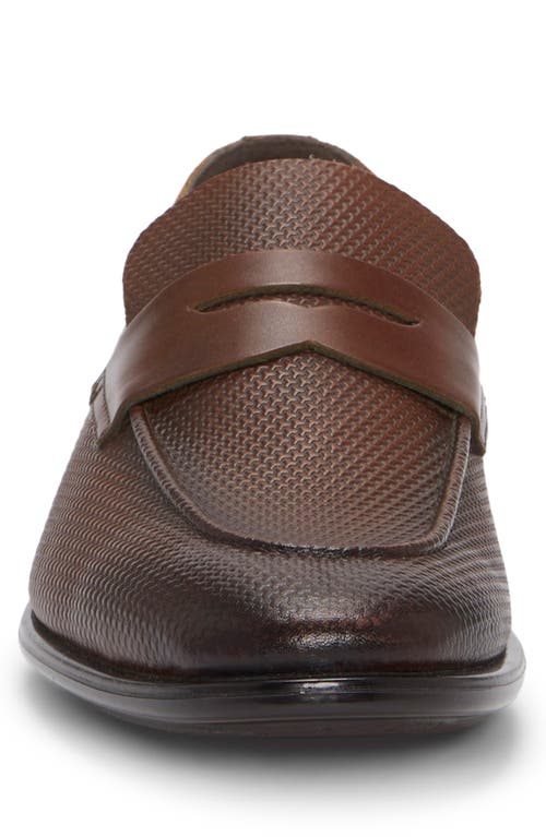 Vince Camuto Cyler Penny Loafer In Dark Cuero