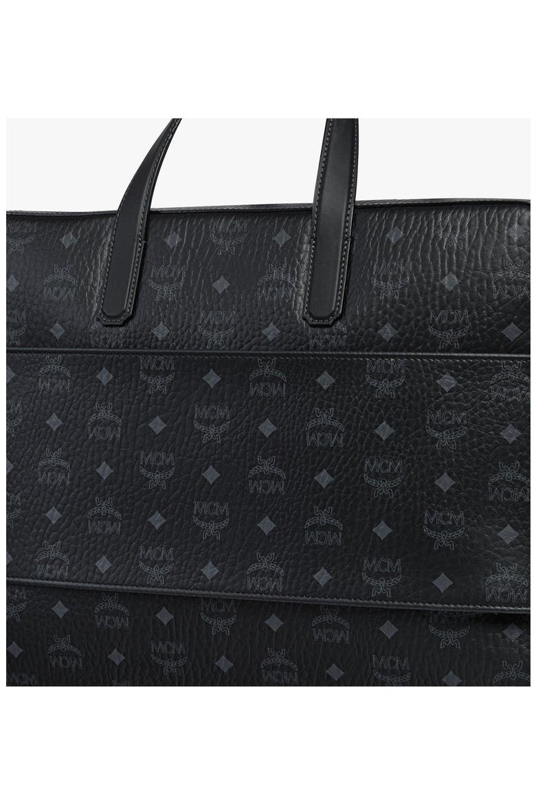 Ottomar Garment Bag in Visetos, Alternate, color, Black