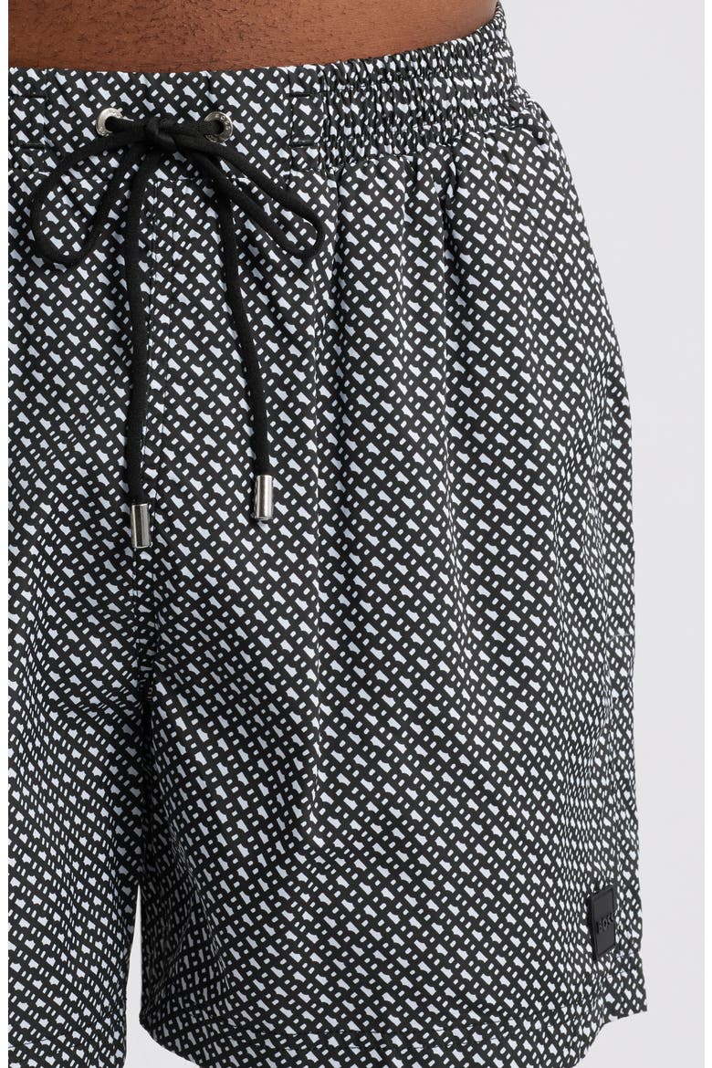 Ciro Swim Trunks, Alternate, color, BLACK