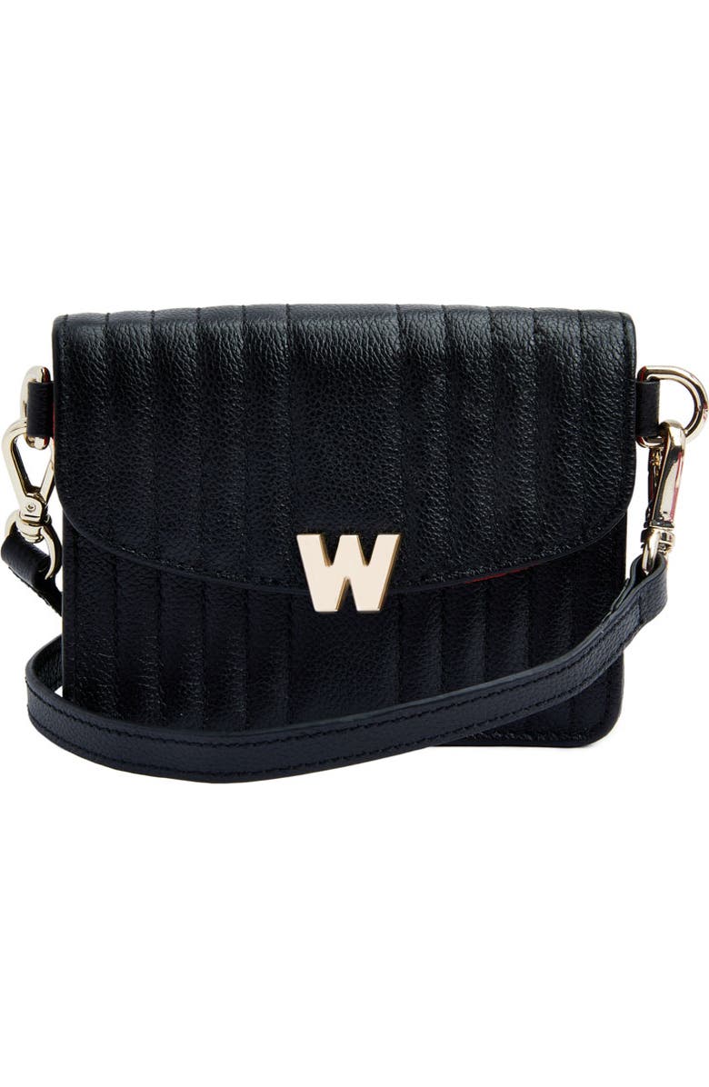 WOLF Mimi Mini Bag with Wristlet & Lanyard, Main, color, Black