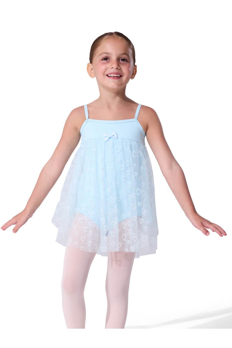 Baby Doll Ballet Dress Heart, Alternate, color, blue