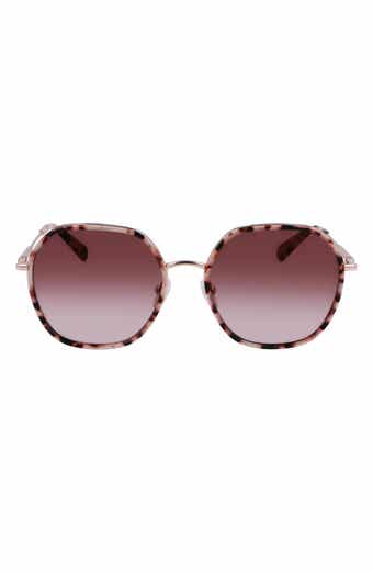 Roseau 58mm Gradient Rectangular Sunglasses