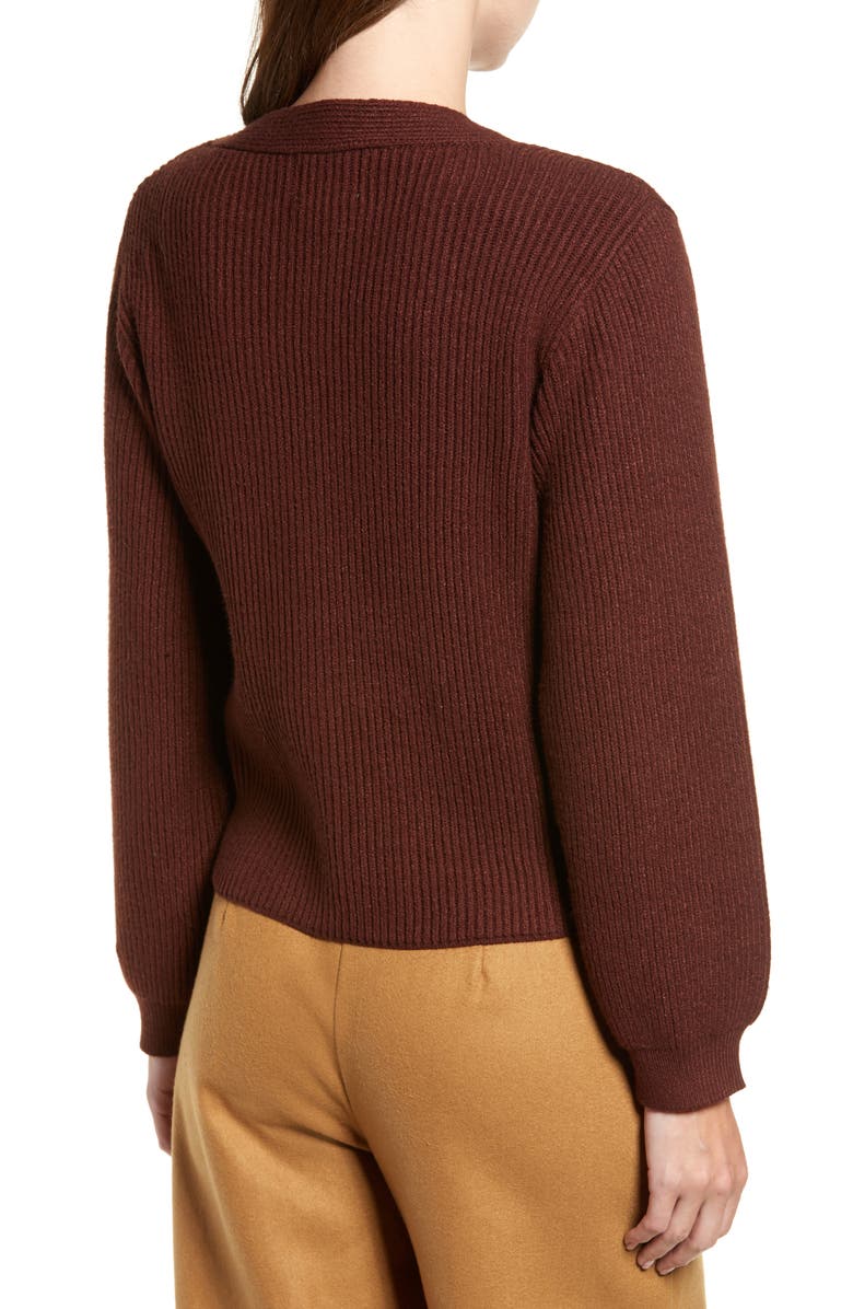 CHRISELLE LIM COLLECTION Chriselle Lim Cleo Button Detail Cardigan, Alternate, color,