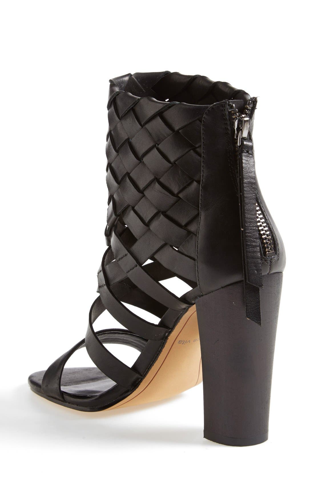 Dolce Vita 'Nakita' Woven Leather Sandal, Alternate, color, 