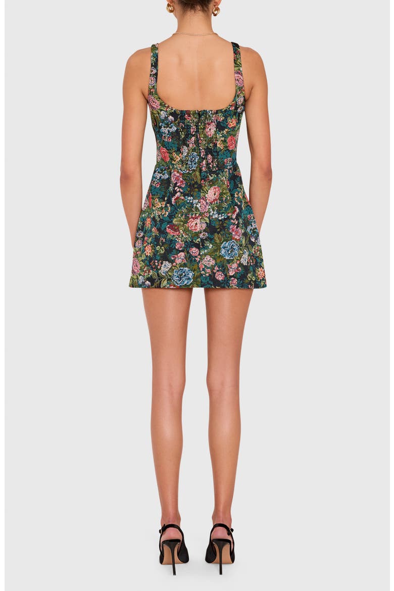 Rhonda Floral Tapestry Romper, Alternate, color, MCHT MULTI