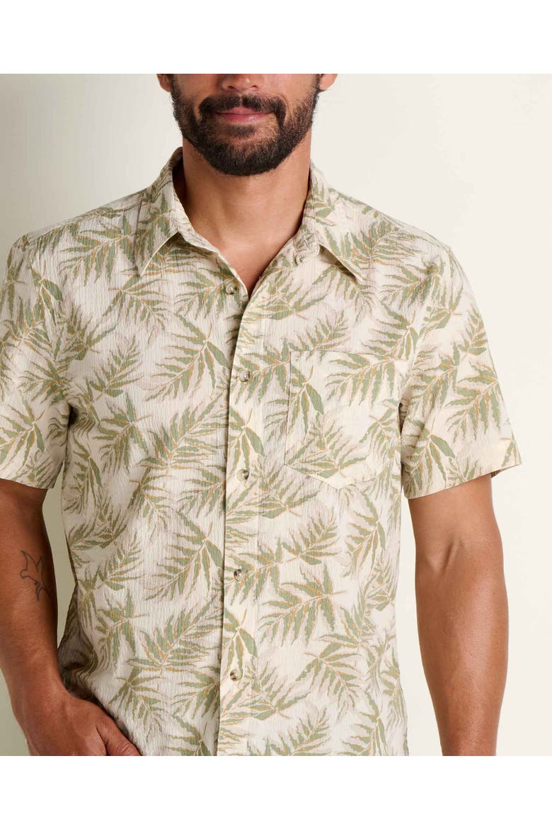 Men's Fletcher Short Sleeve Shirt, Alternate, color, Salt Print
