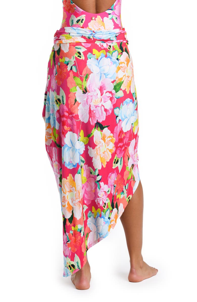 Sunshine 79 Floral Convertible Faux Wrap, Alternate, color, Pink