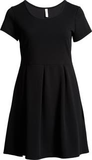 24seven Comfort Apparel Scoop Neck Knit Dress