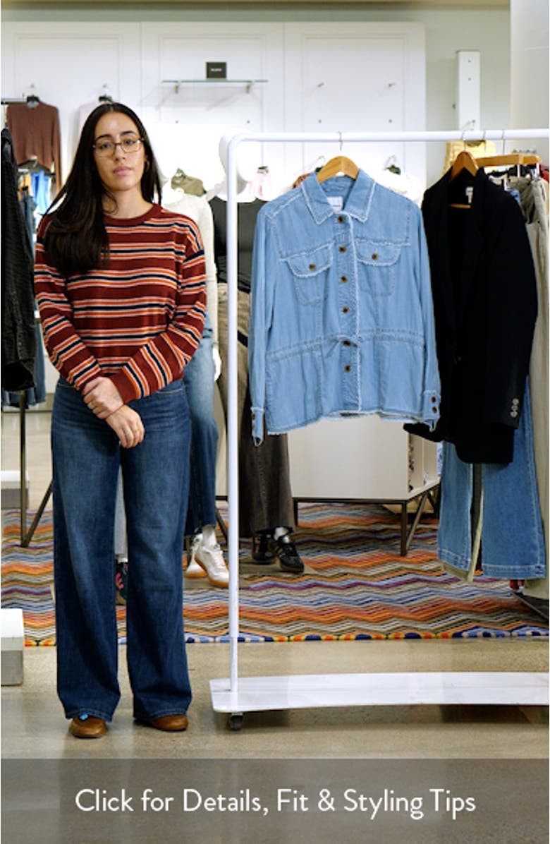 Chambray Utility Jacket, sales video thumbnail