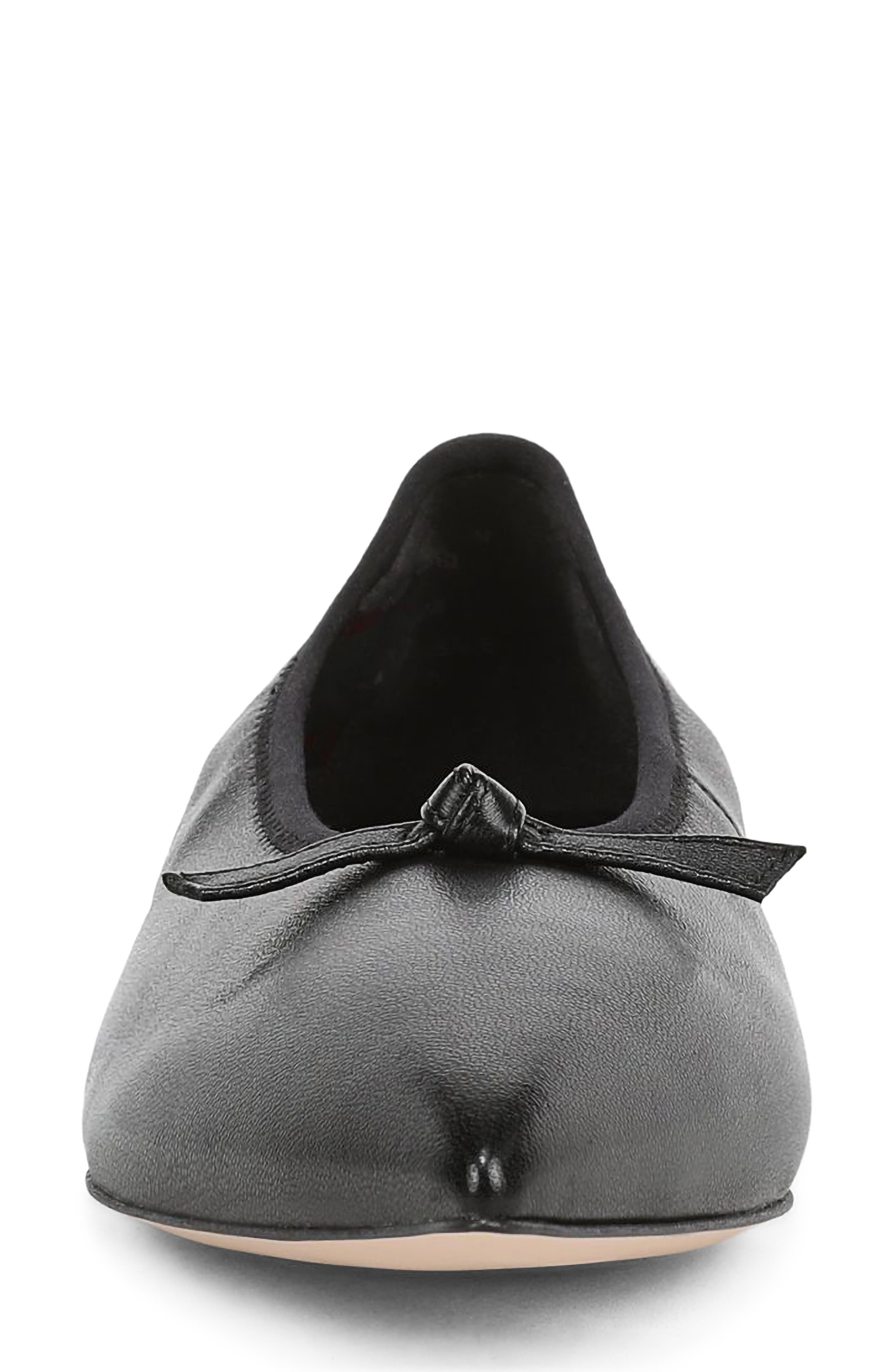 Favorite Daughter Leah Pointed Toe Flat, Alternate, color, Black