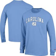 Champion Men's Champion Carolina Blue North Carolina Tar Heels Arch Over Logo Long Sleeve T-Shirt