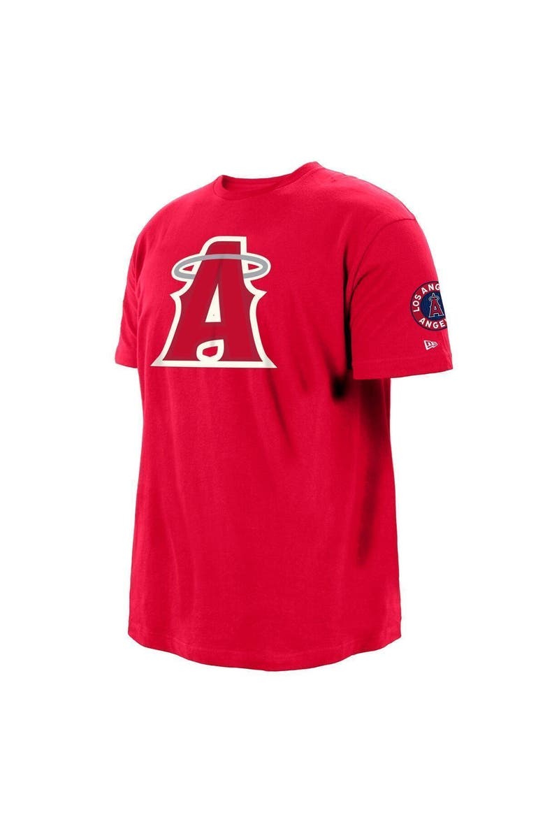 New Era Men's New Era Red Los Angeles Angels City Connect Big & Tall T-Shirt, Alternate, color,