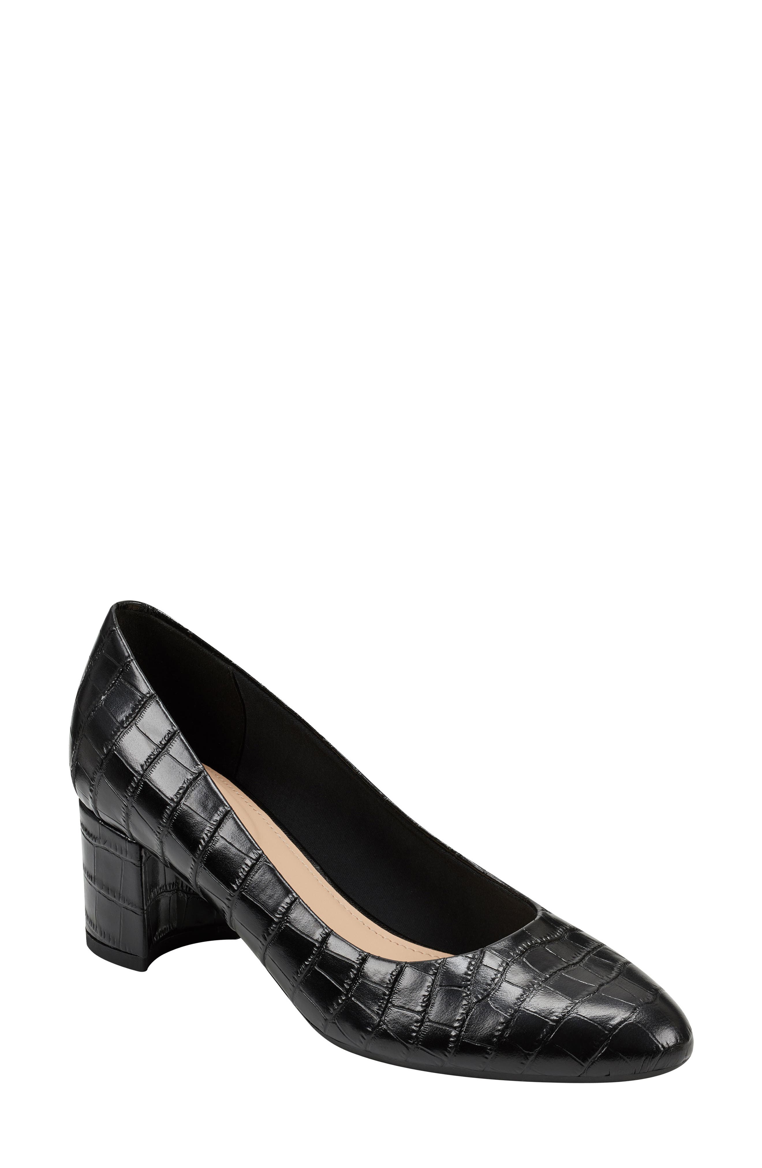 Robin Pump, Main, color, BLACK FABRIC