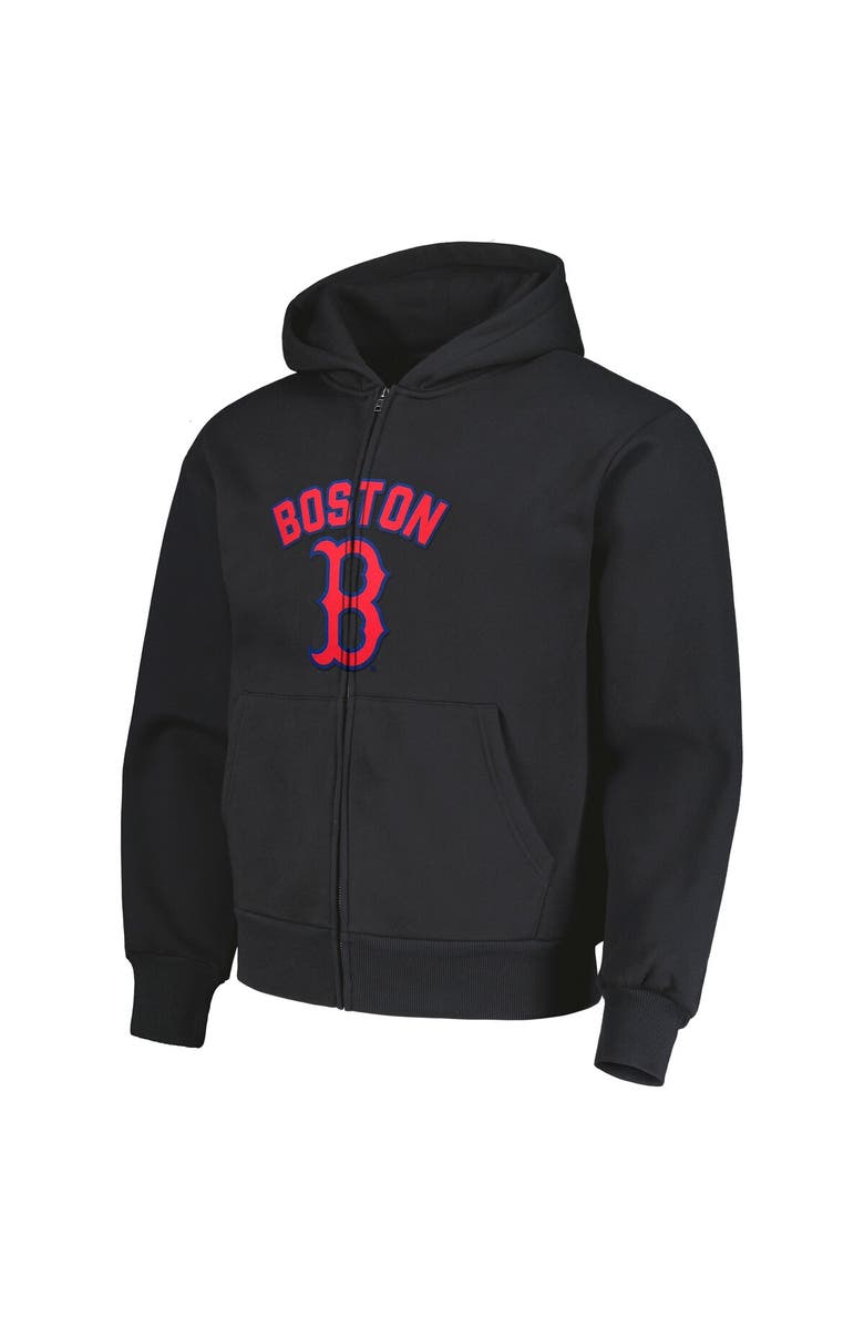 PLEASURES Men's PLEASURES Black Boston Red Sox Opening Day Full-Zip Hoodie, Alternate, color, Black