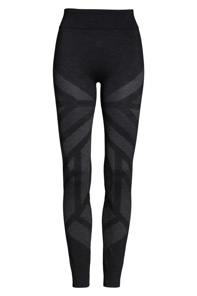 Women's Natural + Kinship Warm Base Layer Pants, Alternate, color, BLACK