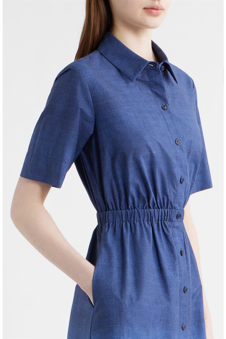 Short Sleeve Shirtdress, Alternate, color, DISTANT MOUNTAIN MULTI