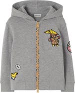 Burberry Rain Bear Cotton Zip Hoodie