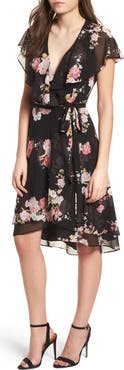 WAYF Polermo Wrap Midi Dress