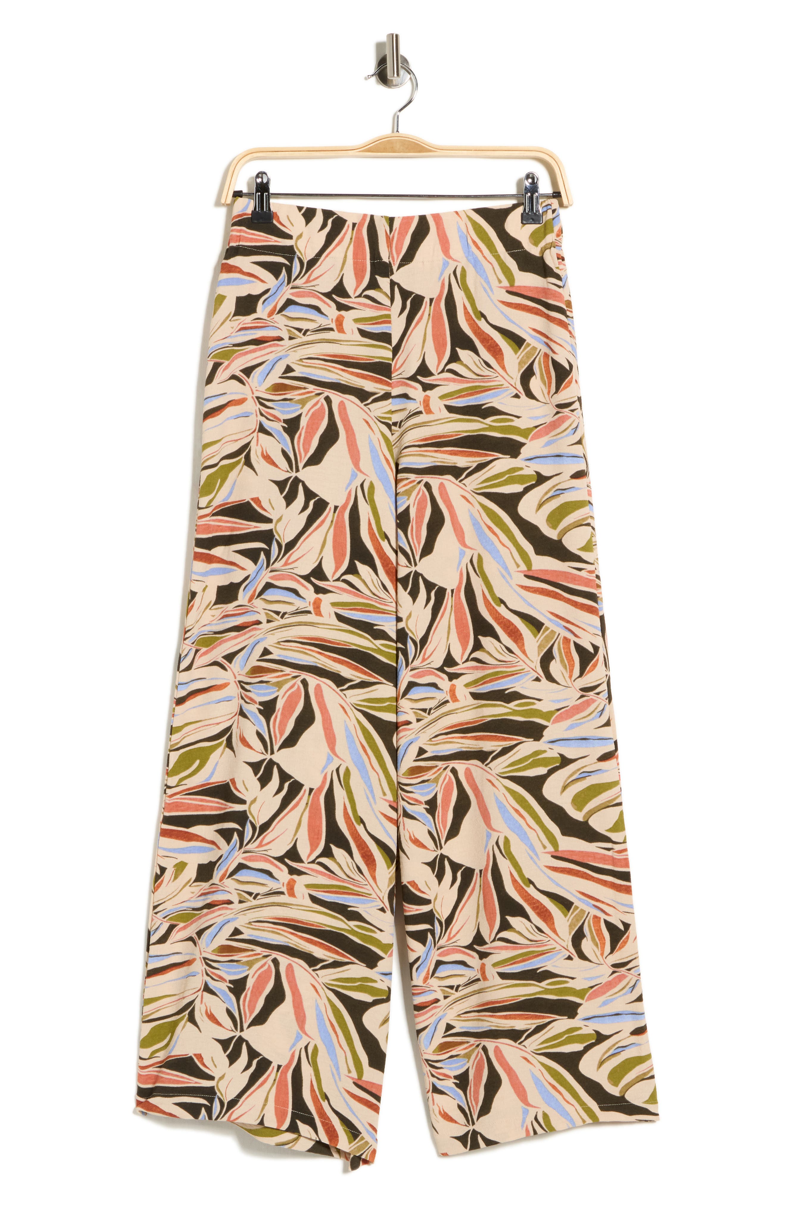 Adrianna Papell Printed Wide Leg Pants