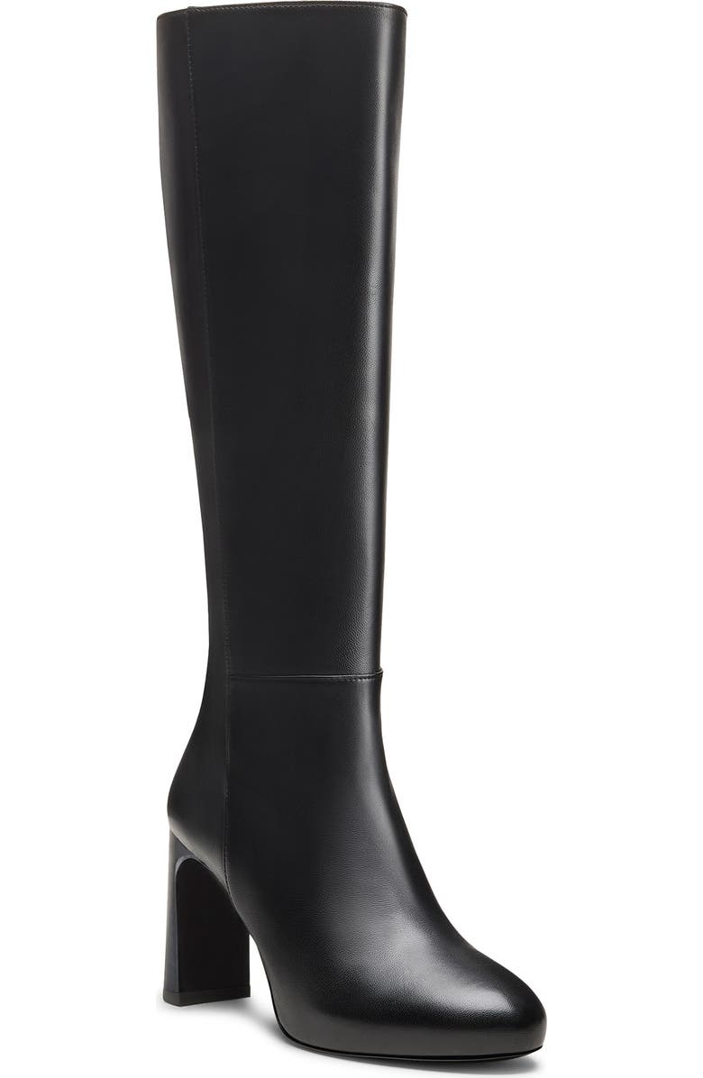 Stuart Weitzman Babette Platform Boot, Main, color, Black/ Black