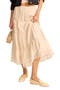 Maevie Lace Inset Tiered Skirt