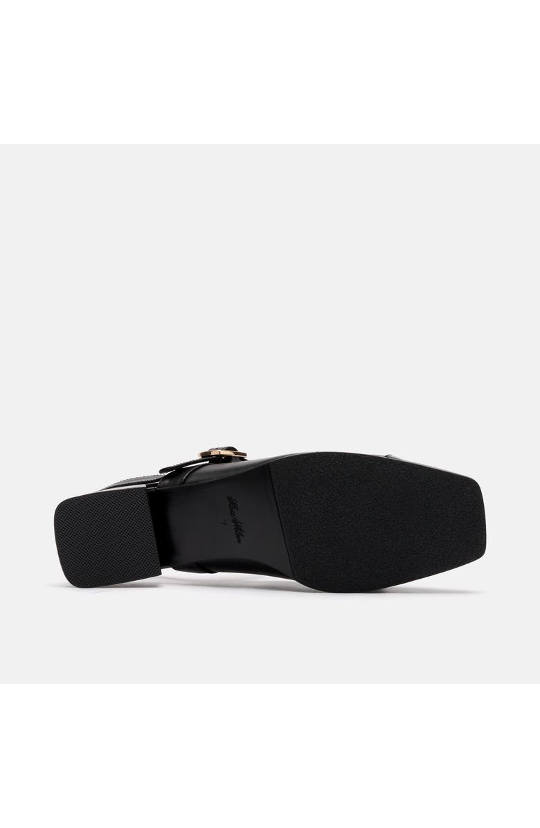 MARC NOLAN Cora Leather Mary Jane Lug Slingbacks, Alternate, color, Black