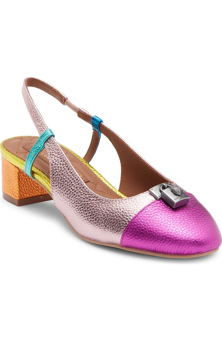 Kurt Geiger London Brixton Slingback Pump, Main, color, Pink Multi