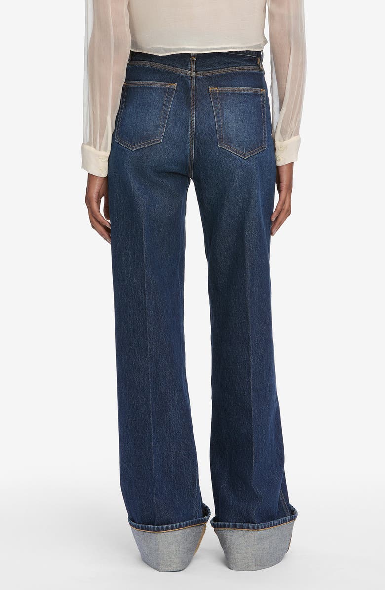 FRAME The Cuffed Wide Leg Jeans, Alternate, color, Spencer