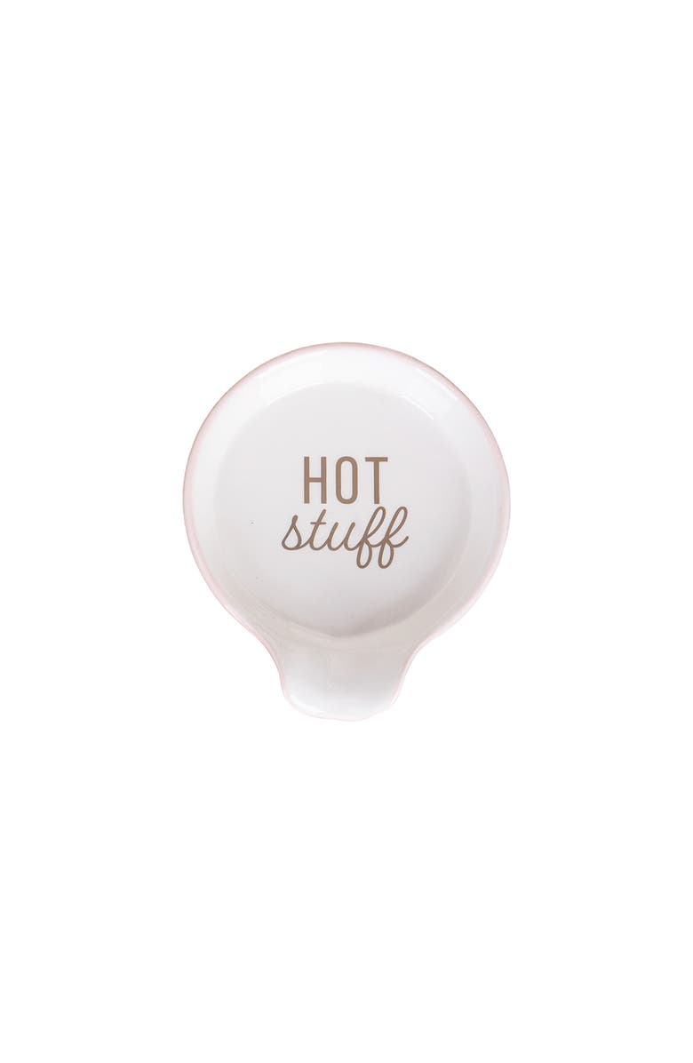 Totalee Gift Hot Stuff Spoon Rest Ceramic White, Main, color, White