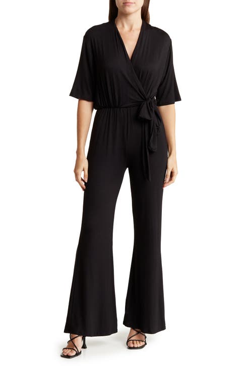 Surplice Neck Jumpsuit