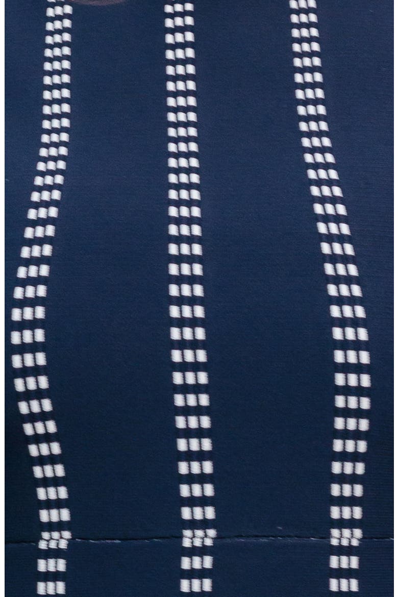 Sleeveless Midi Sweater Dress, Alternate, color, NAVY/ WHITE