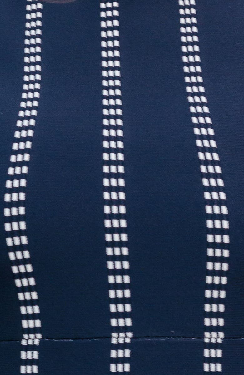 FLYING TOMATO Sleeveless Midi Sweater Dress, Alternate, color, Navy/ White