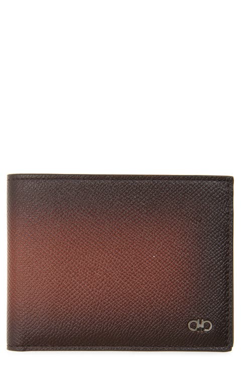 Micro Gancio Leather Bifold Wallet