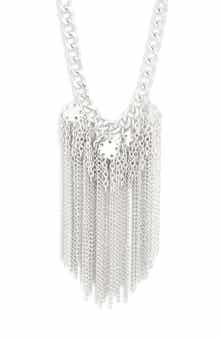 Karine Sultan Clover Chain Collar Necklace