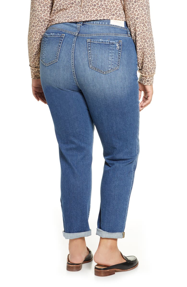 SLINK Jeans High Waist Boyfriend Jeans, Alternate, color,