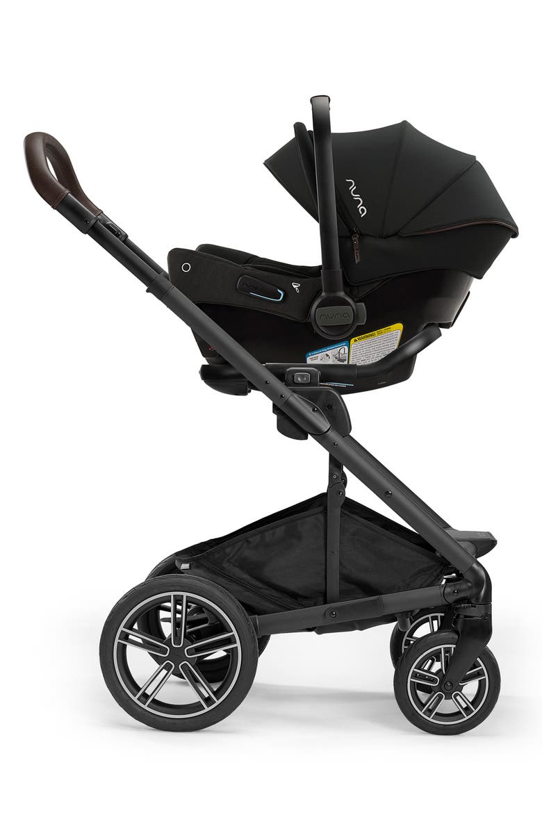 Nuna PIPA urbn<sup>™</sup> infant car seat & MIXX<sup>™</sup> next Stroller Travel System, Alternate, color, Caviar/ Chocolate