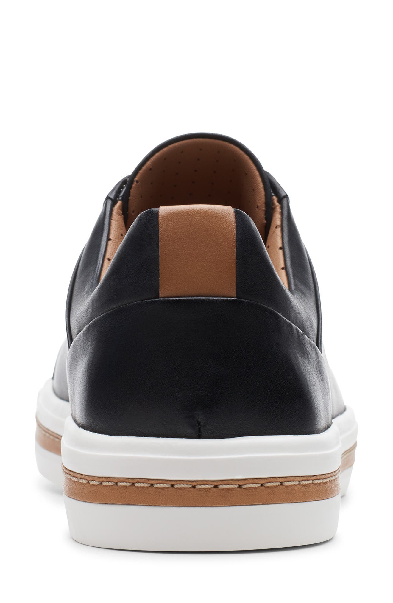 Un Maui Lace Sneaker, Alternate, color, BLACK/ BLACK LEATHER