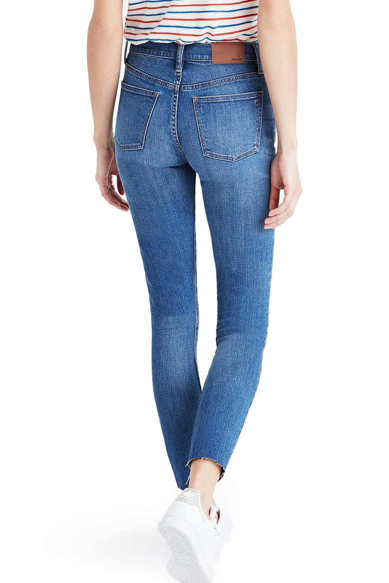 9-Inch High-Rise Skinny Crop Jeans, Alternate, color, BRUCE WASH