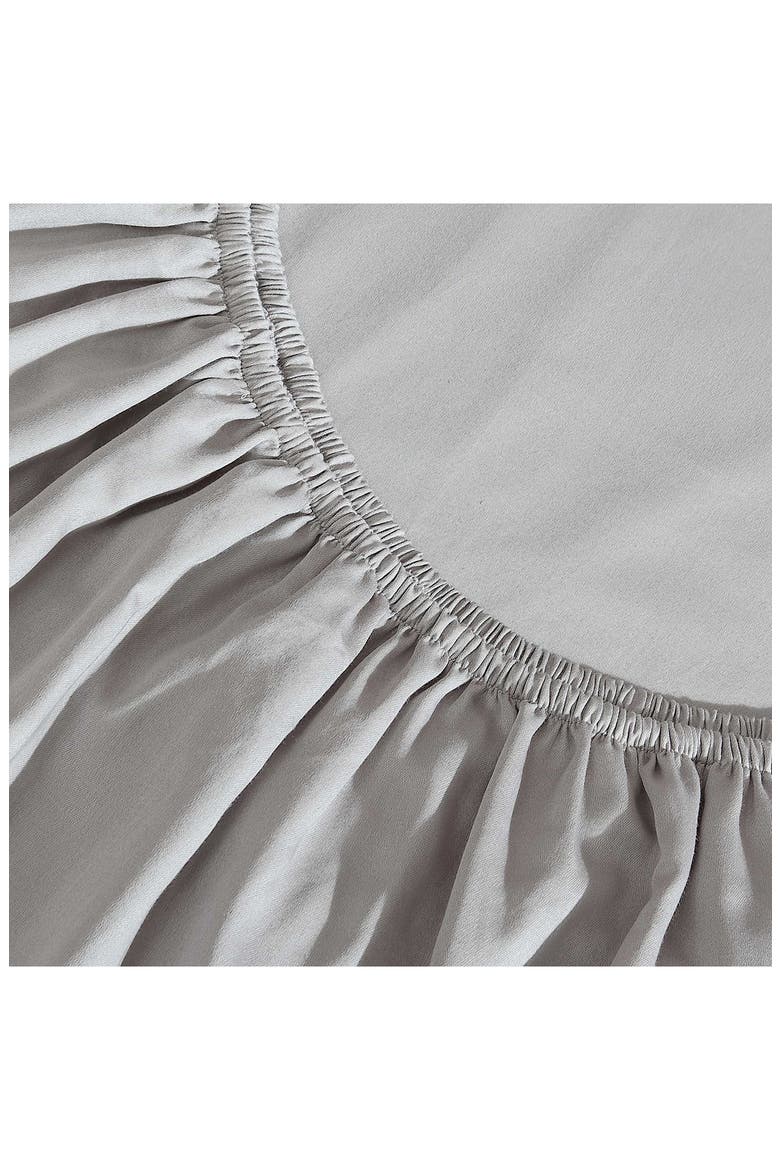 Pearl Edge 300 Thread Count Sateen Sheet Set, Alternate, color, GREY