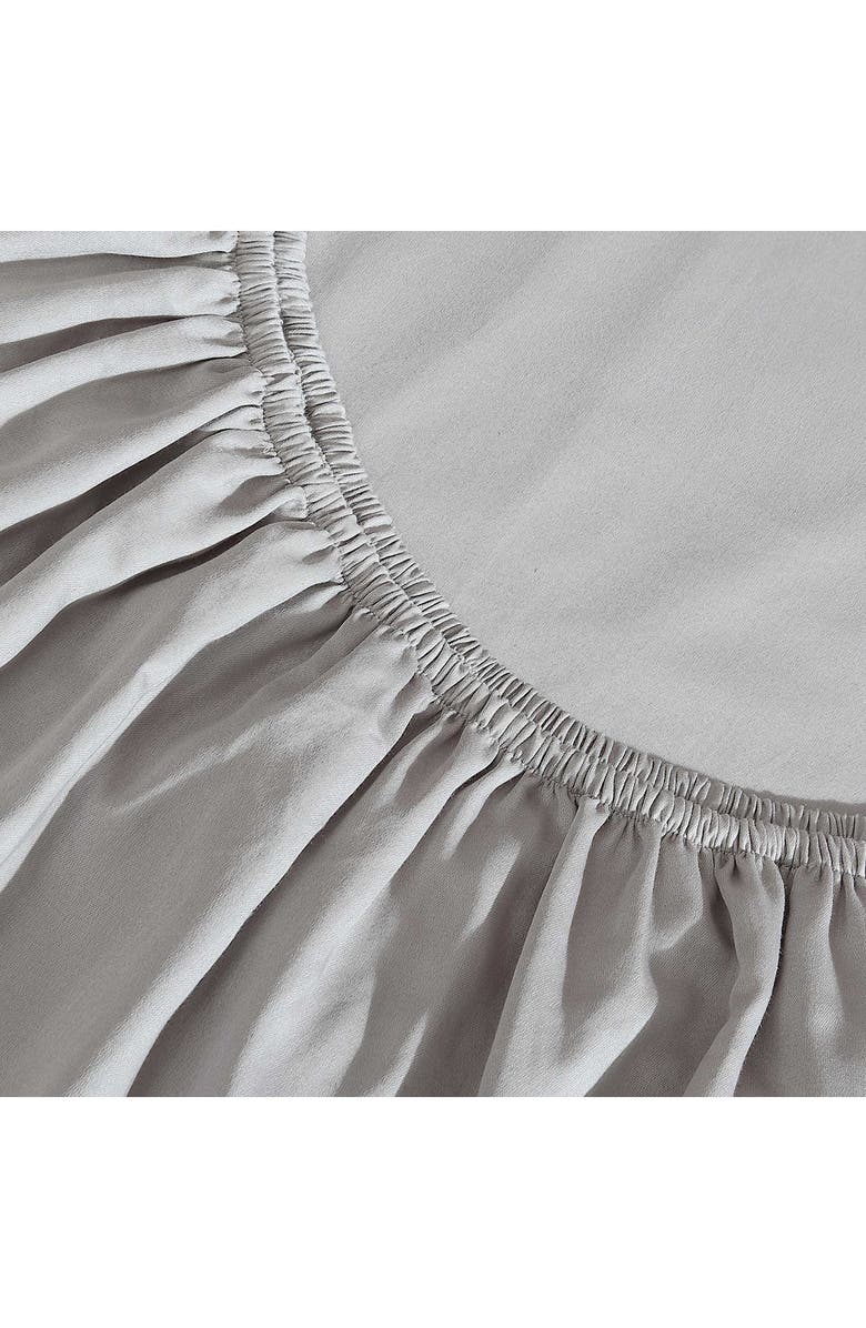 Calvin Klein Pearl Edge 300 Thread Count Sateen Sheet Set, Alternate, color, Grey