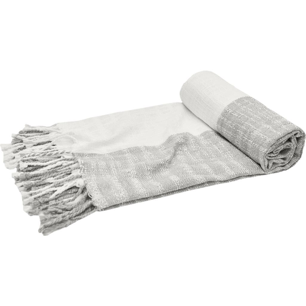 ELISABETH YORK Eva Stone Accent Throw Blanket in Grey  product