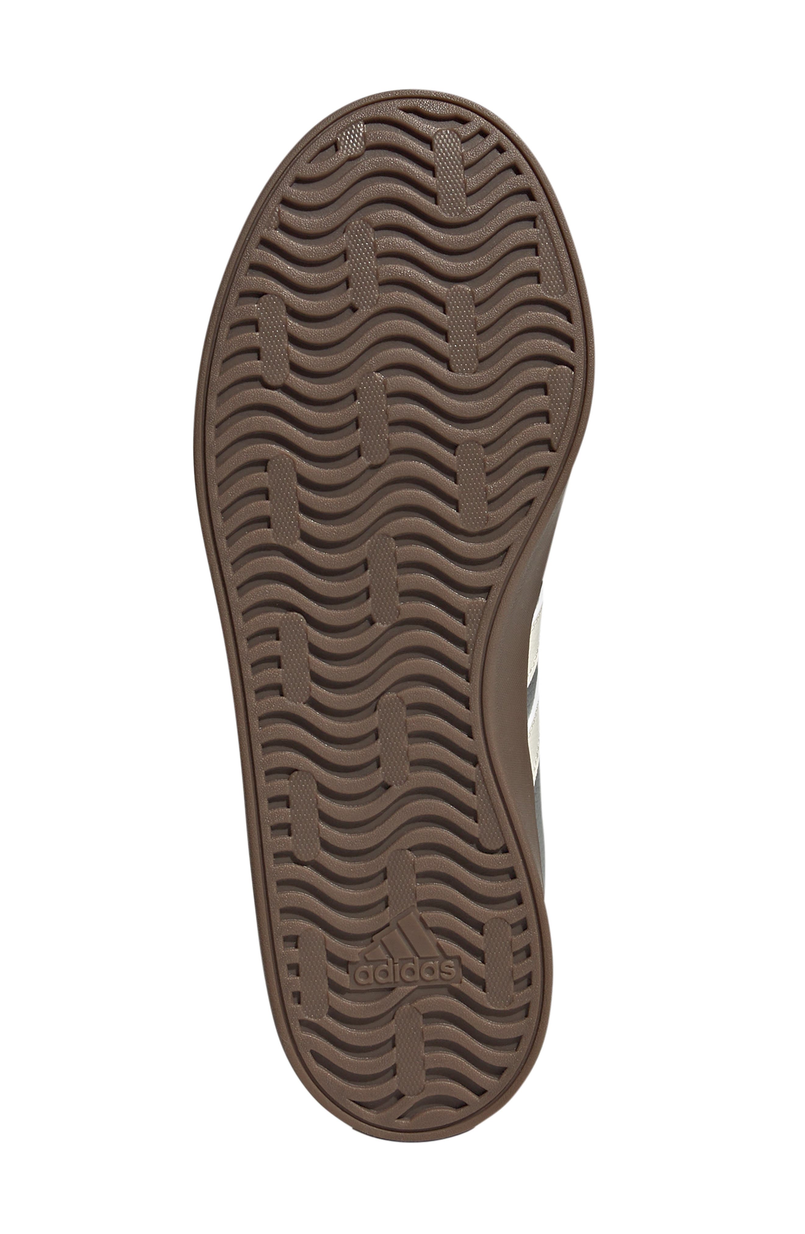 adidas VL Court 3.0 Sneaker, Alternate, color, Silver Met/ Off White/ Gum