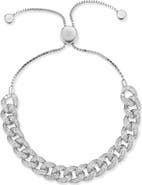 CHLOE AND MADISON Curb Slider Bracelet