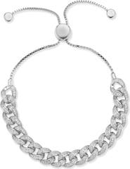 CHLOE AND MADISON Curb Slider Bracelet